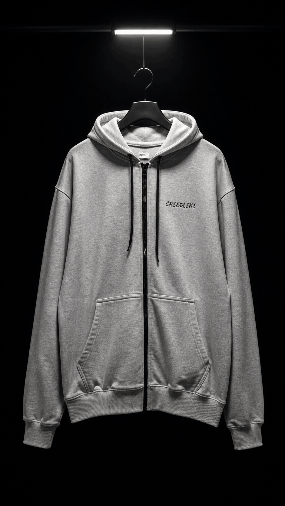300 GSM summer edition Zipper Jackets - Grey melange