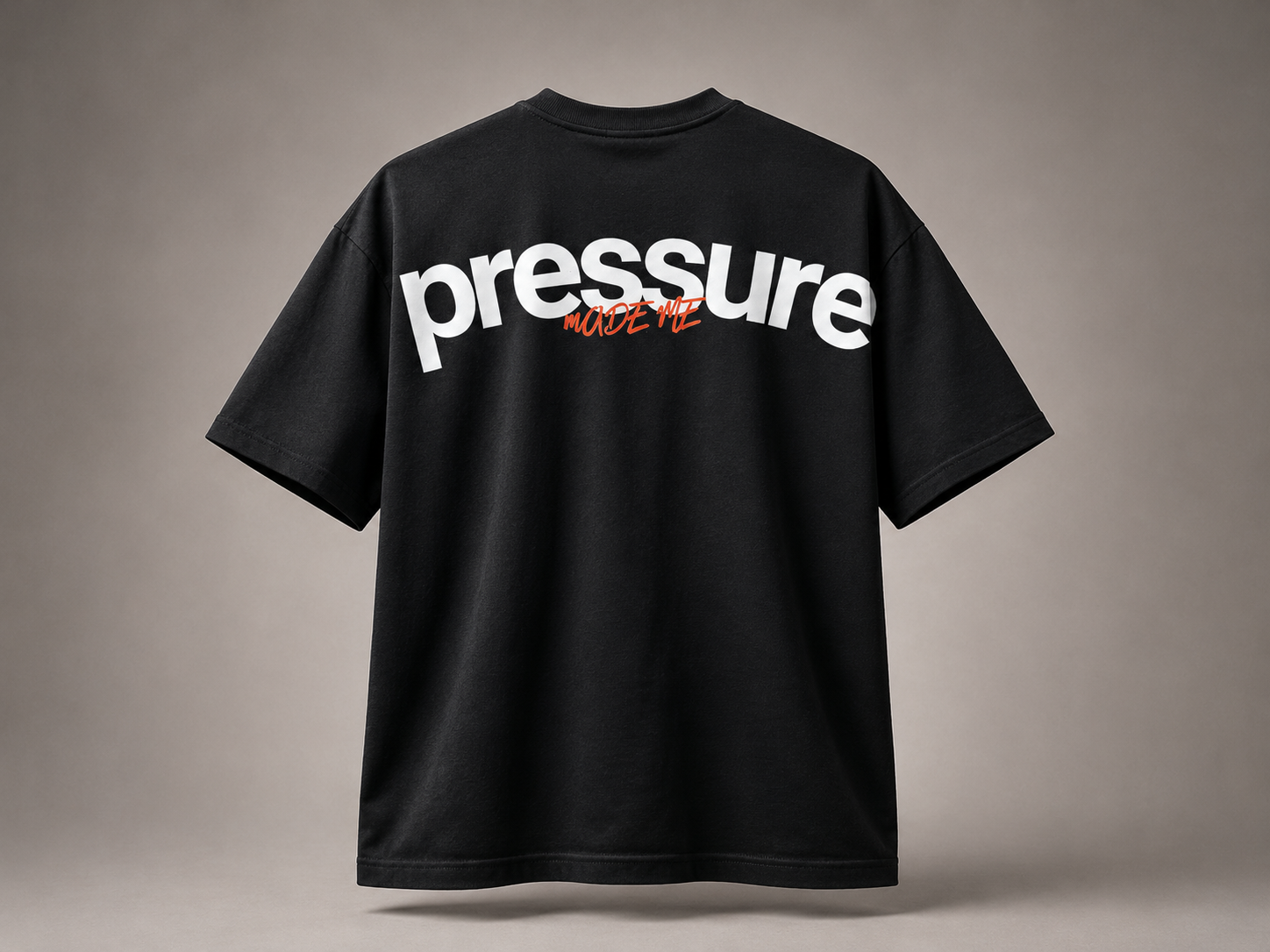 Pressure Black Oversized Tshirt