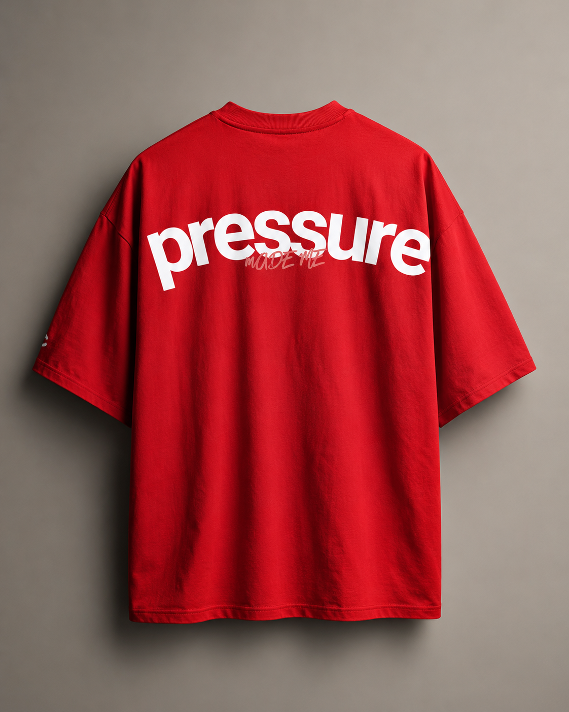 Pressure Red Oversized Tshirt