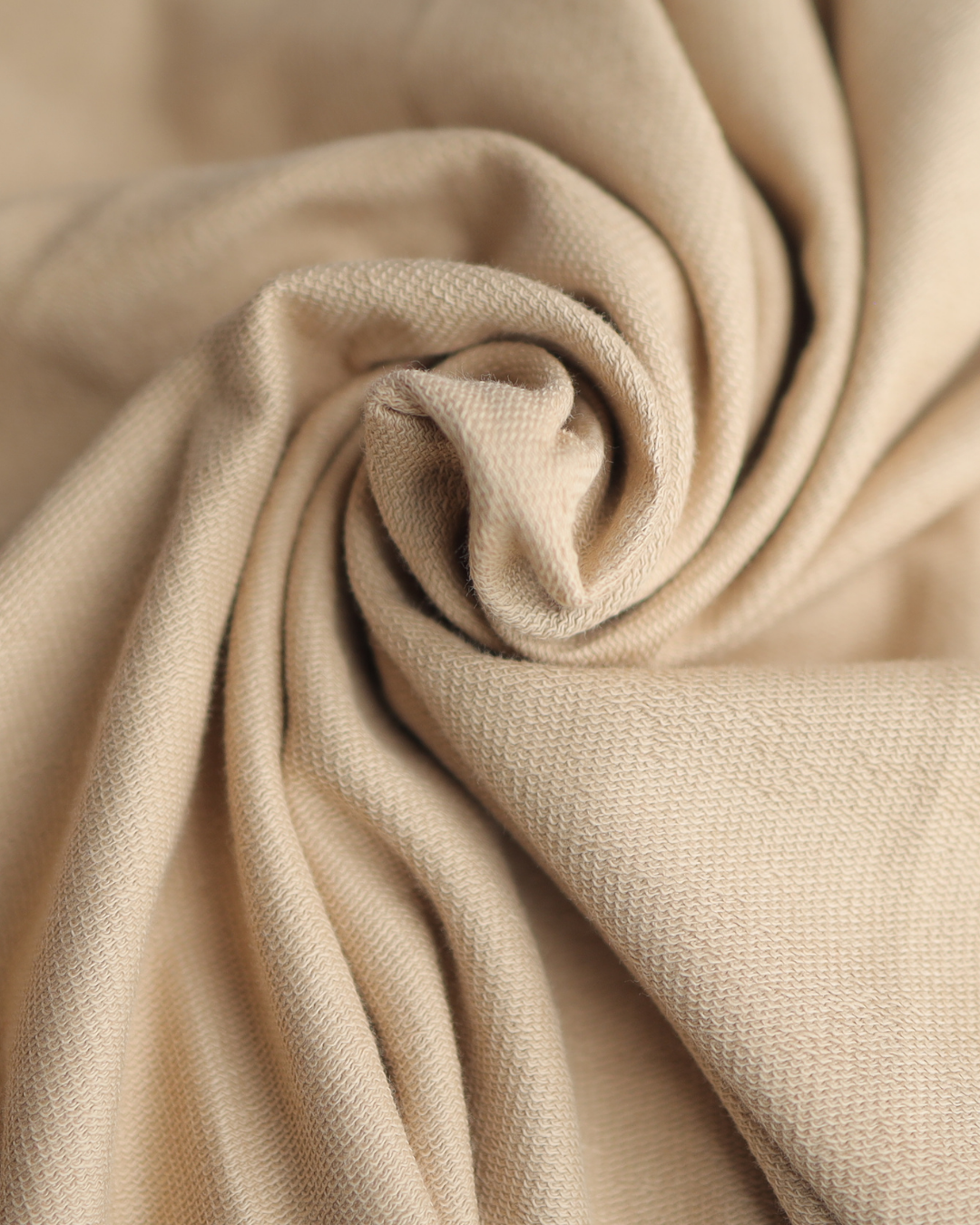 Beige 240 GSM Solid Oversized Tshirt