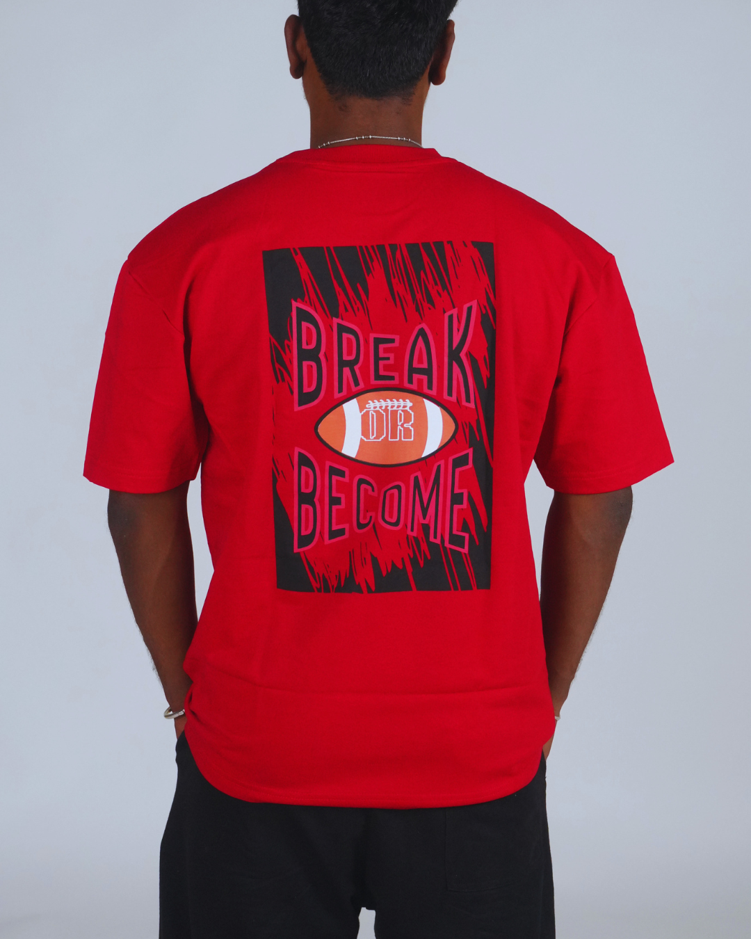 Red  240 GSM Oversized Tshirt