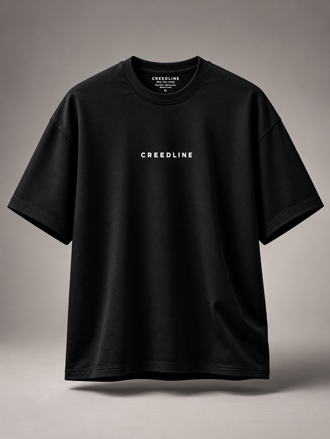 Pressure Black Oversized Tshirt