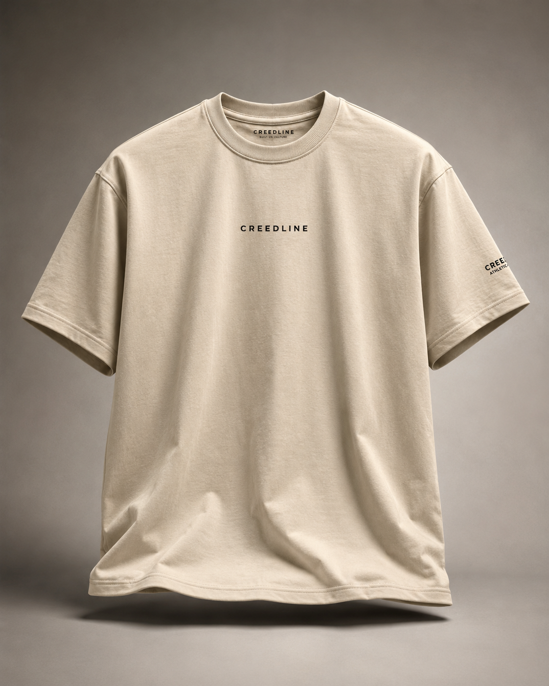 Pressure Beige Oversized Tshirt