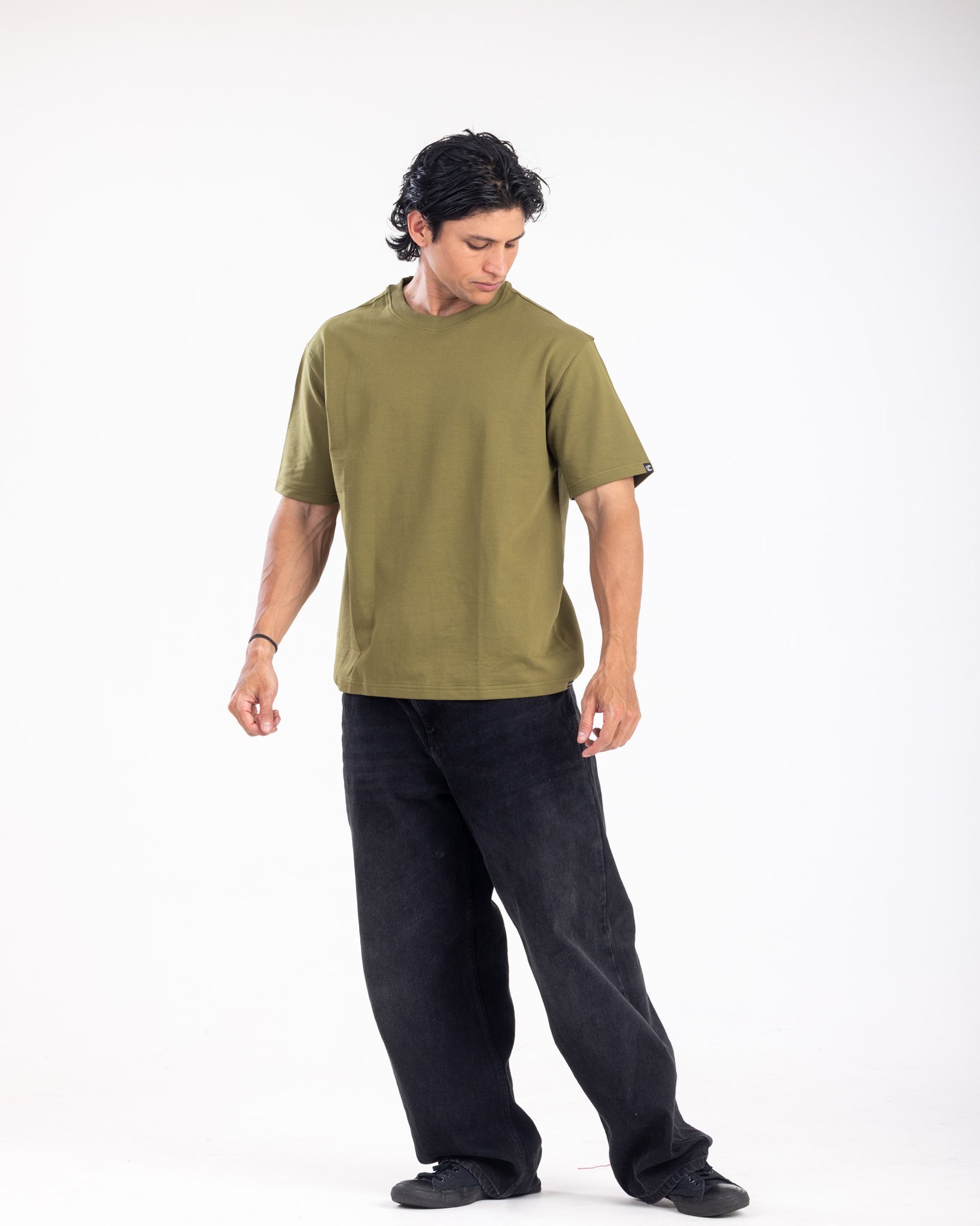 Creed Brown Round Neck Oversized Tshirt - 100% Cotton (260 GSM heavy weight)